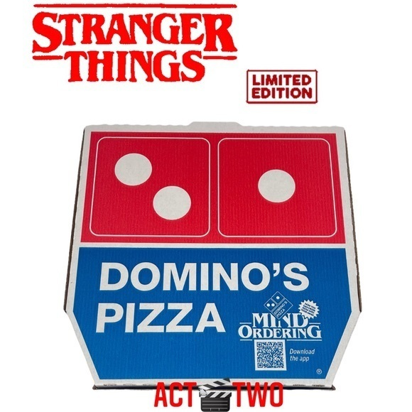 Domino’s Pizza Stranger Things Netflix‎ Limited Edition 80’s Retro Box NEW - Picture 1 of 10
